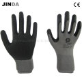 13 Gauge Poliéster Shell Látex Crinkle recubiertos de trabajo Industrial Guantes de trabajo de protección (LS205)